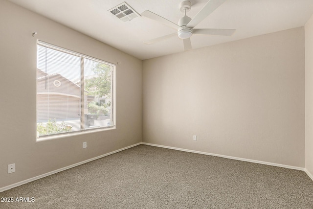 125 N 22nd Pl Unit 53, Mesa, AZ 85213 - carpeted spare room featuring ceiling fan and baseboards