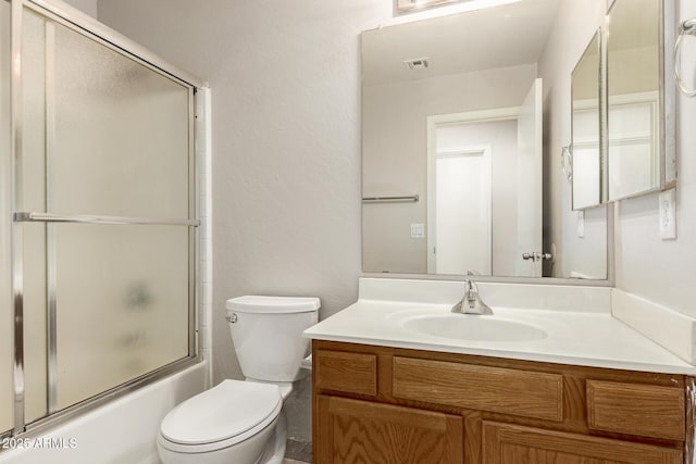 125 N 22nd Pl Unit 53, Mesa, AZ 85213 - full bath featuring toilet, vanity, and combined bath / shower with glass door