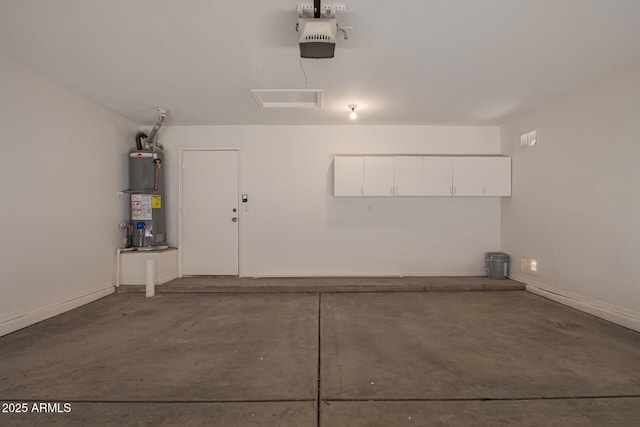 125 N 22nd Pl Unit 53, Mesa, AZ 85213 - garage with water heater and a garage door opener