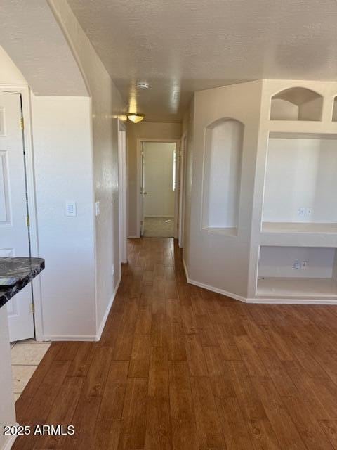 5122 E Shadow Ln, San Tan Valley, AZ 85140 - hall with wood finished floors and baseboards