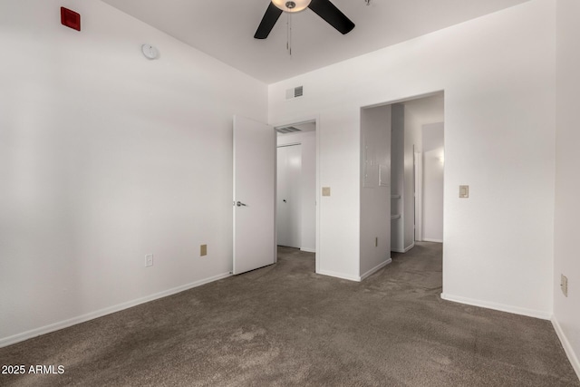 3434 E Baseline Rd Unit 216, Phoenix, AZ 85042 - spare room with ceiling fan, carpet, and baseboards
