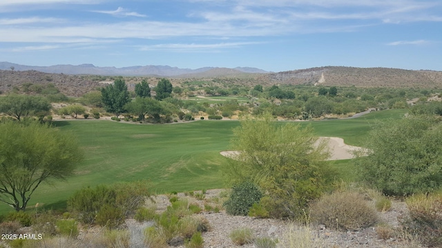 view of mountain feature