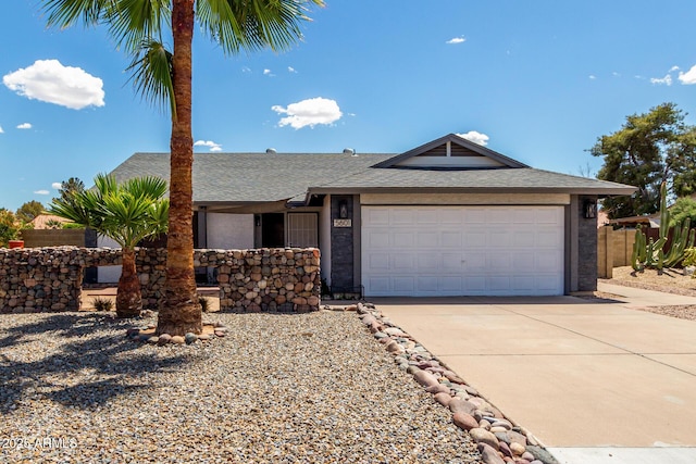 5601 W Whitten St, Chandler, AZ 85226 - single story home featuring fence, an attached garage, driveway, and roof with shingles