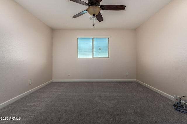 6632 W Saguaro Park Ln, Glendale, AZ 85310 - carpeted spare room with ceiling fan and baseboards