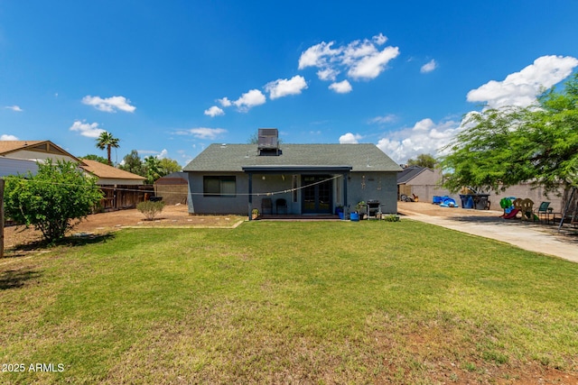 161 S Maple St, Chandler, AZ 85226 - rear view of house with central AC