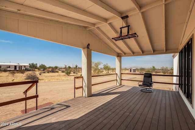 50858 W Bitter Root Rd, Maricopa, AZ 85139 - view of deck