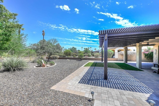 exterior space with a patio