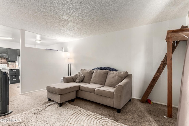 830 S Dobson Rd Unit 86, Mesa, AZ 85202 - living area with light carpet and a textured ceiling
