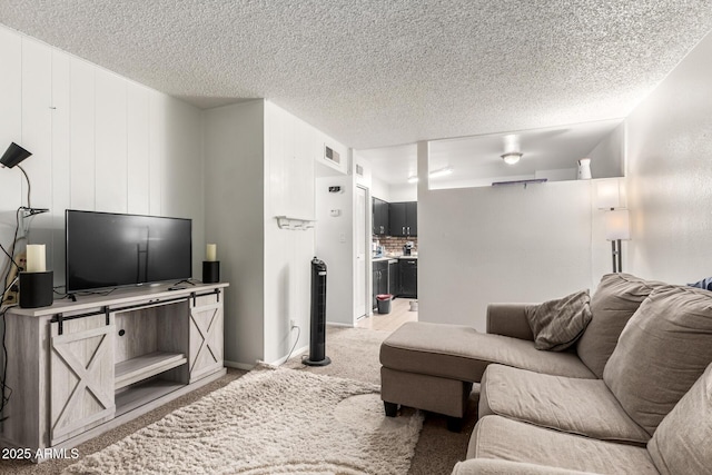 830 S Dobson Rd Unit 86, Mesa, AZ 85202 - living room with light colored carpet and a textured ceiling