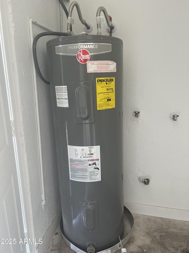 utilities with electric water heater