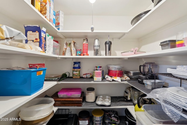 view of pantry