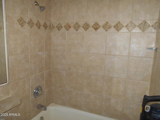 full bathroom featuring shower / tub combination