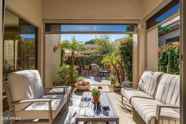 sunroom with a wealth of natural light