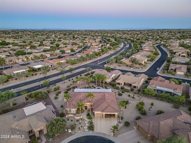 birds eye view of property featuring a residential view