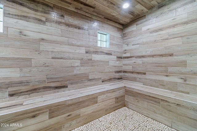 interior details featuring wooden ceiling