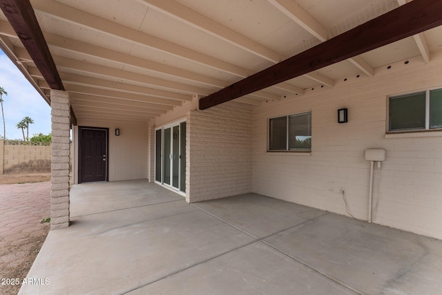 view of patio