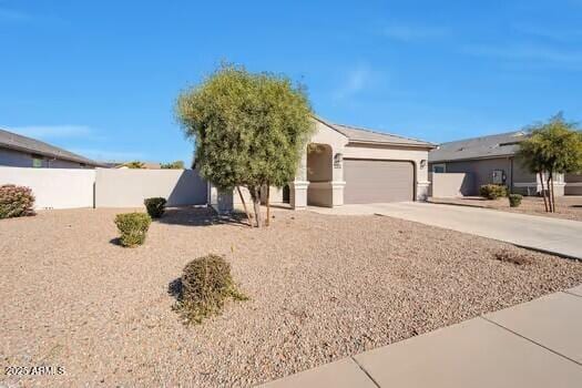 ranch-style house with a garage