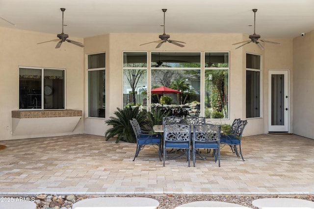 view of patio / terrace with outdoor dining space