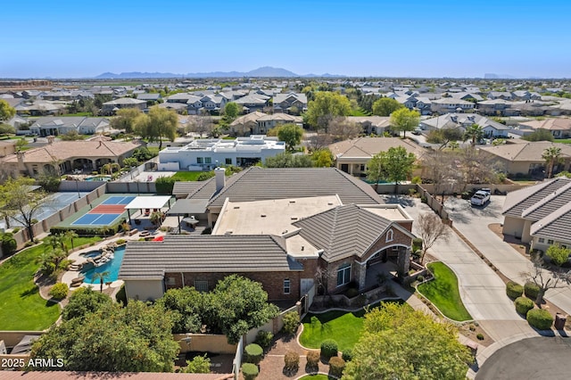 birds eye view of property featuring a residential view