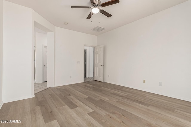 15429 W Ventura St, Surprise, AZ 85379 - unfurnished room with light wood-style floors and ceiling fan