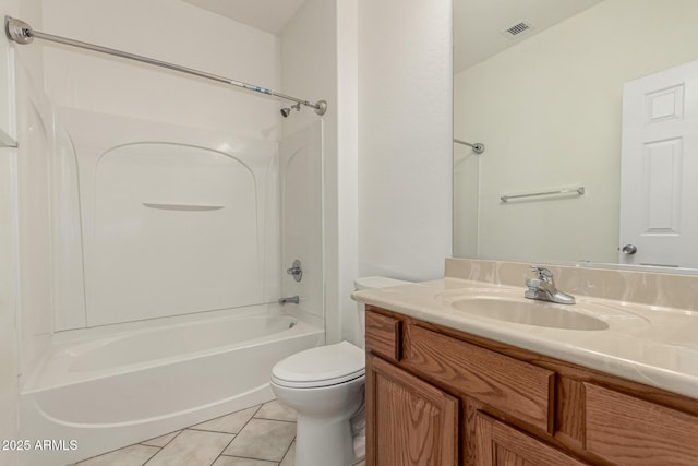 15429 W Ventura St, Surprise, AZ 85379 - full bath with vanity, tile patterned flooring, and shower / bath combination