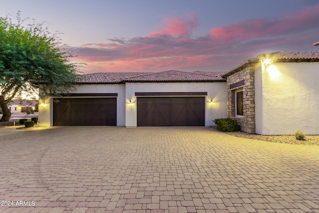 view of mediterranean / spanish house