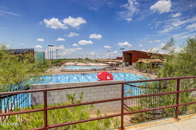 view of community pool