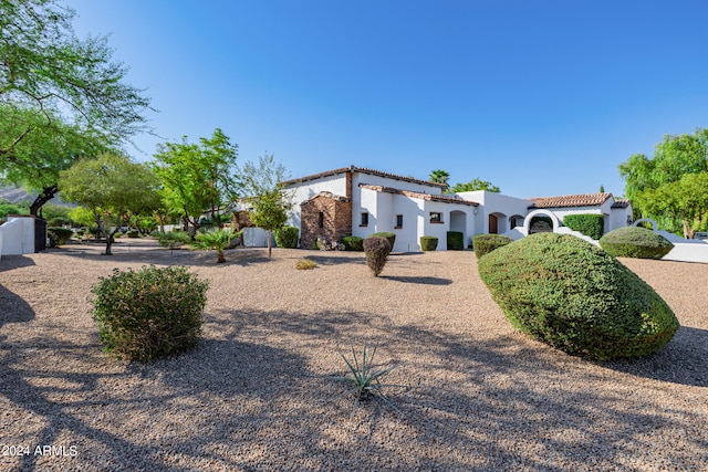 view of mediterranean / spanish home