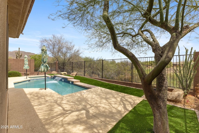 41627 N Cedar Chase Rd, Anthem, AZ 85086 - view of swimming pool with a patio area and a fenced backyard