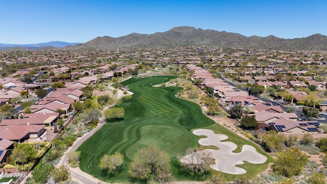 41627 N Cedar Chase Rd, Anthem, AZ 85086 - aerial overview of property's location with nearby suburban area, a golf course, and a mountainous background