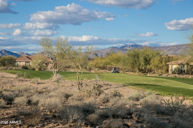 41627 N Cedar Chase Rd, Anthem, AZ 85086 - view of mountain backdrop with a local golf course