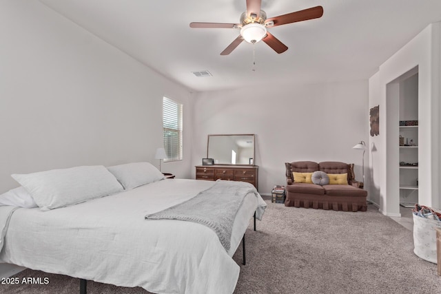 4741 E Fire Opal Ln, San Tan Valley, AZ 85143 - carpeted bedroom with a ceiling fan