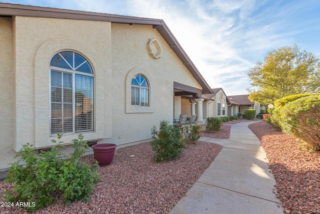 8140 N 107th Ave Unit 129, Peoria, AZ 85345 - view of home's exterior featuring stucco siding