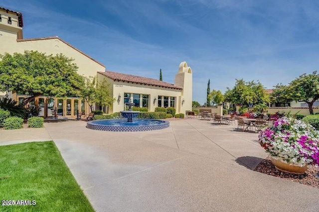 exterior space with a patio