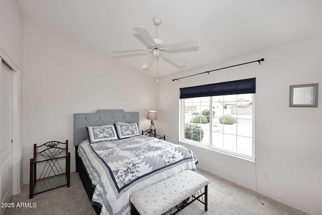 4081 N 156th Dr, Goodyear, AZ 85395 - bedroom with carpet flooring, baseboards, and ceiling fan