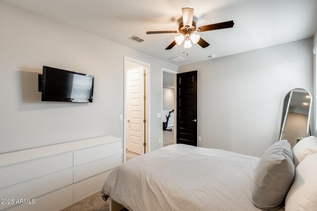 11875 W Lone Tree Trl, Peoria, AZ 85383 - carpeted bedroom featuring a ceiling fan