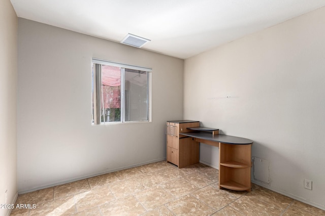 1631 E Carla Vista Dr, Chandler, AZ 85225 - unfurnished office featuring visible vents and baseboards