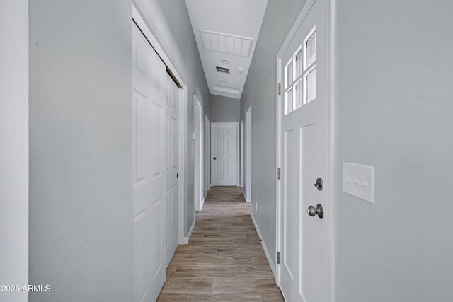1804 E Pueblo Ave, Phoenix, AZ 85040 - corridor with wood finished floors and baseboards