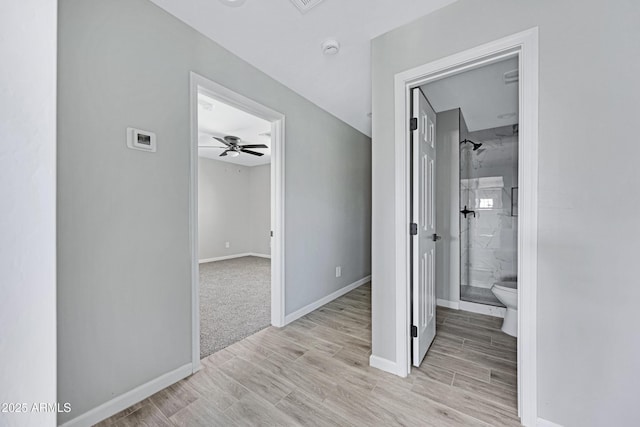 1804 E Pueblo Ave, Phoenix, AZ 85040 - hallway featuring baseboards and light wood-style flooring