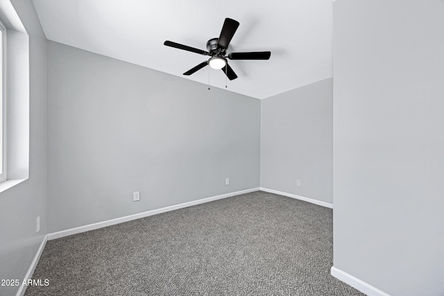 1804 E Pueblo Ave, Phoenix, AZ 85040 - empty room with ceiling fan, carpet flooring, and baseboards