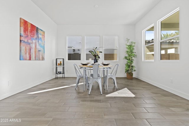 view of dining room