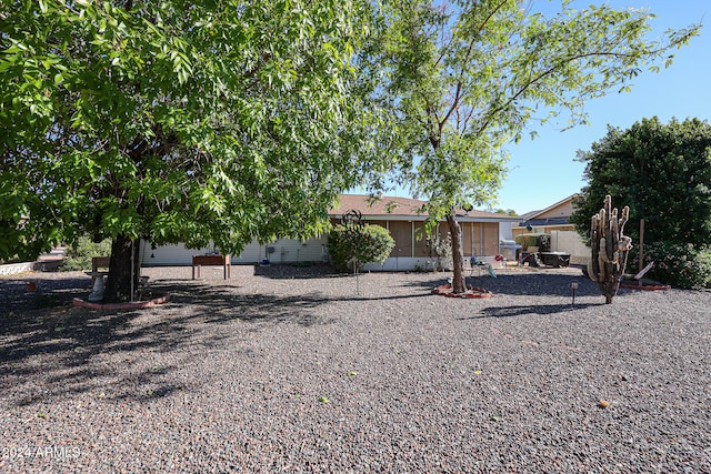 view of front of property featuring a patio