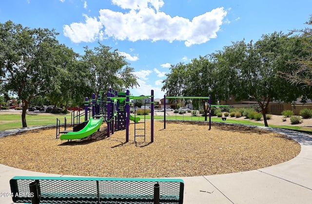 view of communal playground