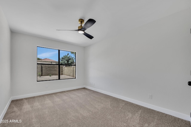 3926 E Coconino St, Phoenix, AZ 85044 - carpeted spare room featuring ceiling fan and baseboards