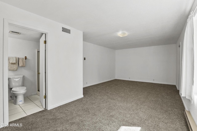 empty room with light carpet