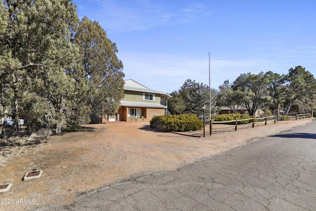 view of front of home