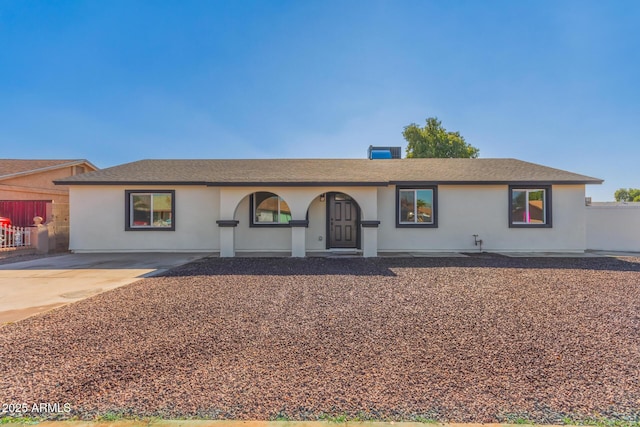 view of ranch-style house