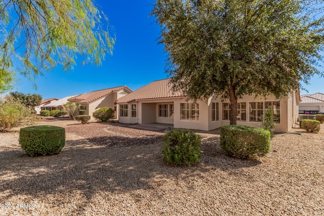 view of back of property