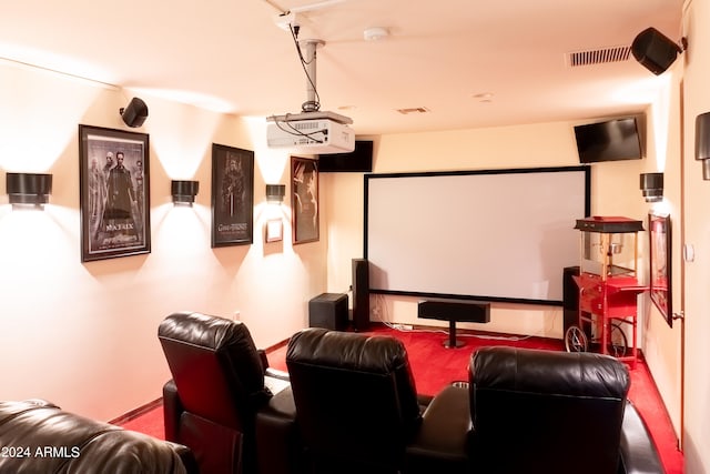 view of home theater