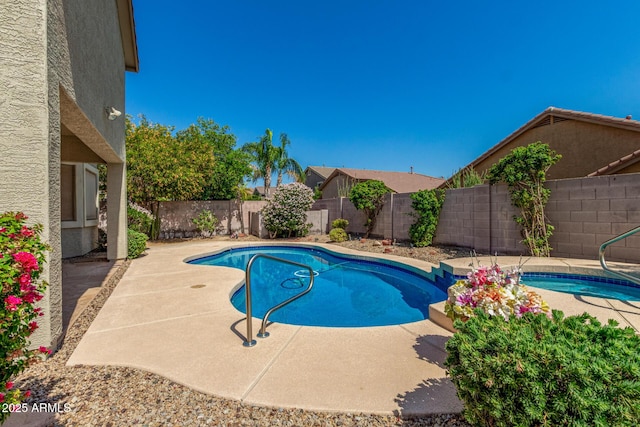 2425 W Red Range Way, Phoenix, AZ 85085 - view of pool with a fenced backyard and a patio area